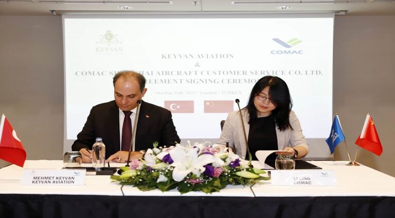 Cumhuriyetin 100’üncü yılında Türkiye’den Çin’e havacılık hizmeti ihracatı