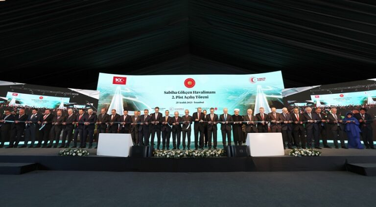 Sabiha Gökçen Havalimanı 2’inci pisti Cumhurbaşkanı Erdoğan tarafından açıldı