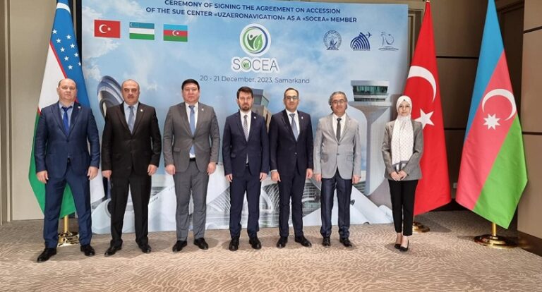 Özbekistan Hava Seyrüsefer Hizmet Sağlayıcısı Uzaeronavigation SOCEA’ya katıldı