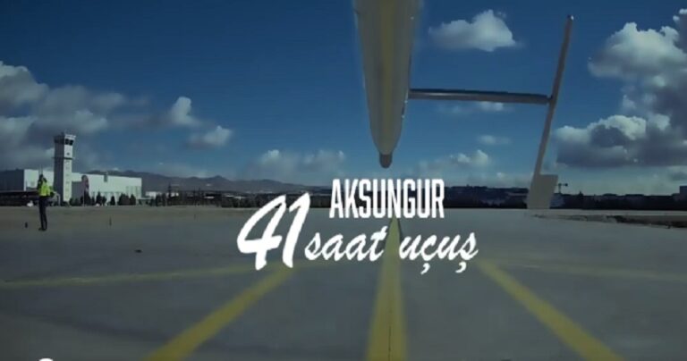 AKSUNGUR milli motor TEI-PD170 ile 21 saatlik uçuşunu başarıyla gerçekleştirdi