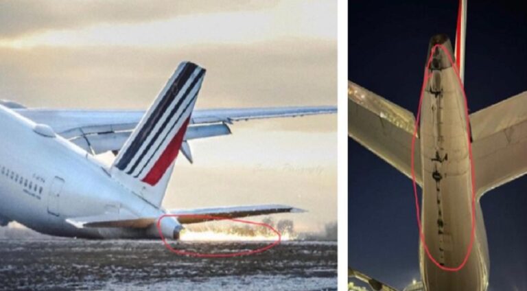 Air France A359 Uçağı Toronto Havalimanına İnişte Kuyruk Sürtmesi Nedeniyle Pas Geçti
