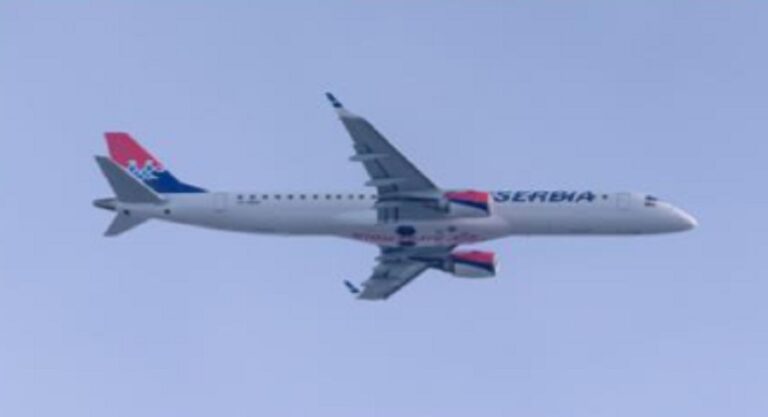 Air Serbia’na Ait E195 Uçağı Kalkış Esnasında Pist Sonundaki Antenlere Çarpmasını Takiben Geriye Dönerek Emniyetle İniş Yaptı