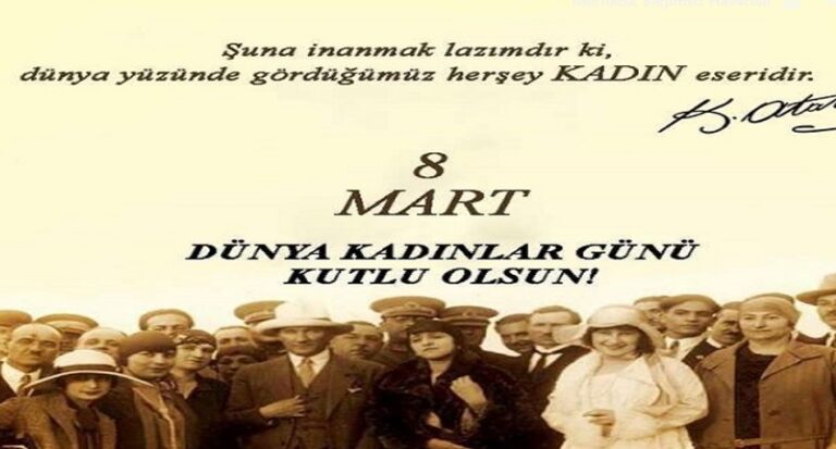 8 Mart Dünya Kadınlar Günü Kutlu Olsun