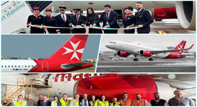 Malta’nın yeni ulusal havayolu şirketi KM Malta Havayolları ilk uçuşunu gerçekleştirdi