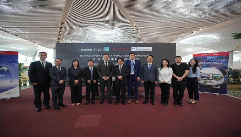 İGA İstanbul Havalimanı, Sichuan Havayolları ve Sichuan Havalimanları ile İş birliği Anlaşması’na İmza Attı