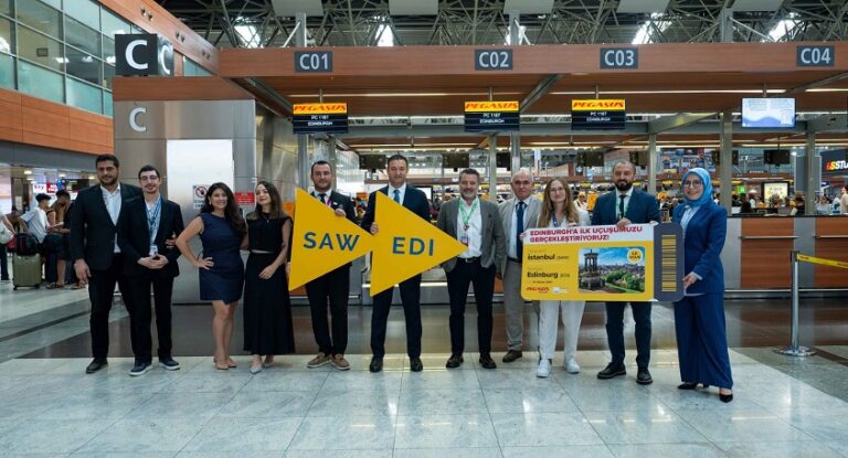 İstanbul Sabiha Gökçen’den İskoçya’nın başkenti Edinburgh’a yeni hat