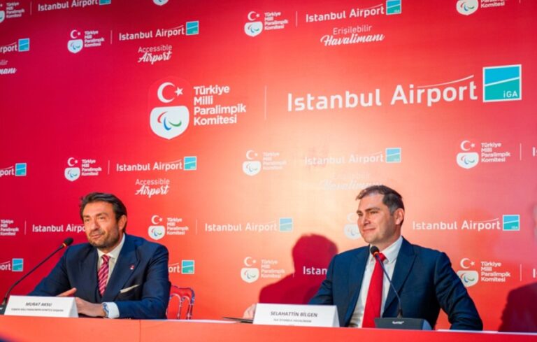 İGA İstanbul Havalimanı Türkiye Millî Paralimpik Komitesi’nin  Sponsoru Oldu
