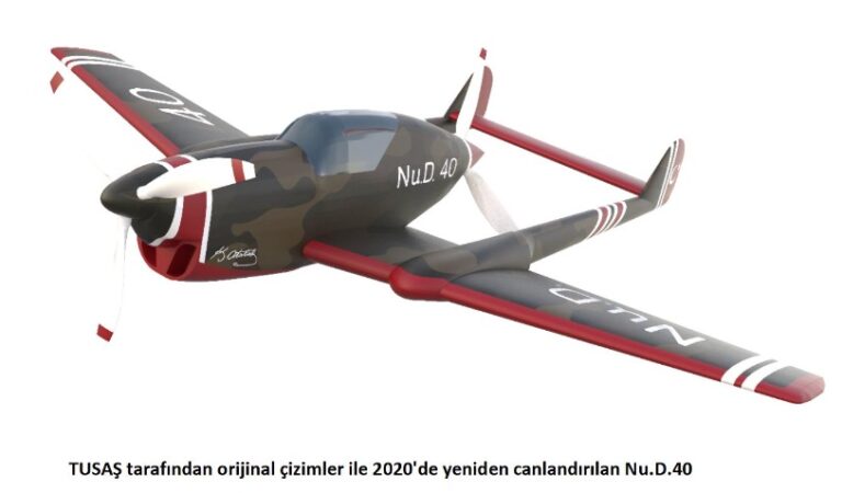 NURİ DEMİRAĞ’ın Bilinmeyen Uçağı Nu-D 40