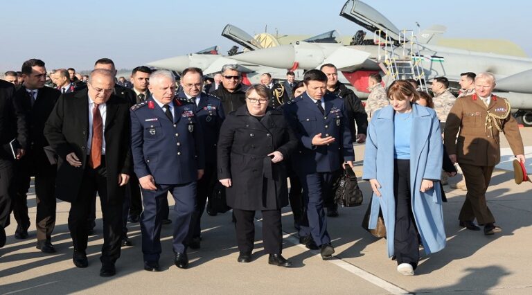 Birleşik Krallık’a ait iki adet Eurofighter Typhoon uçağı Ankara’da