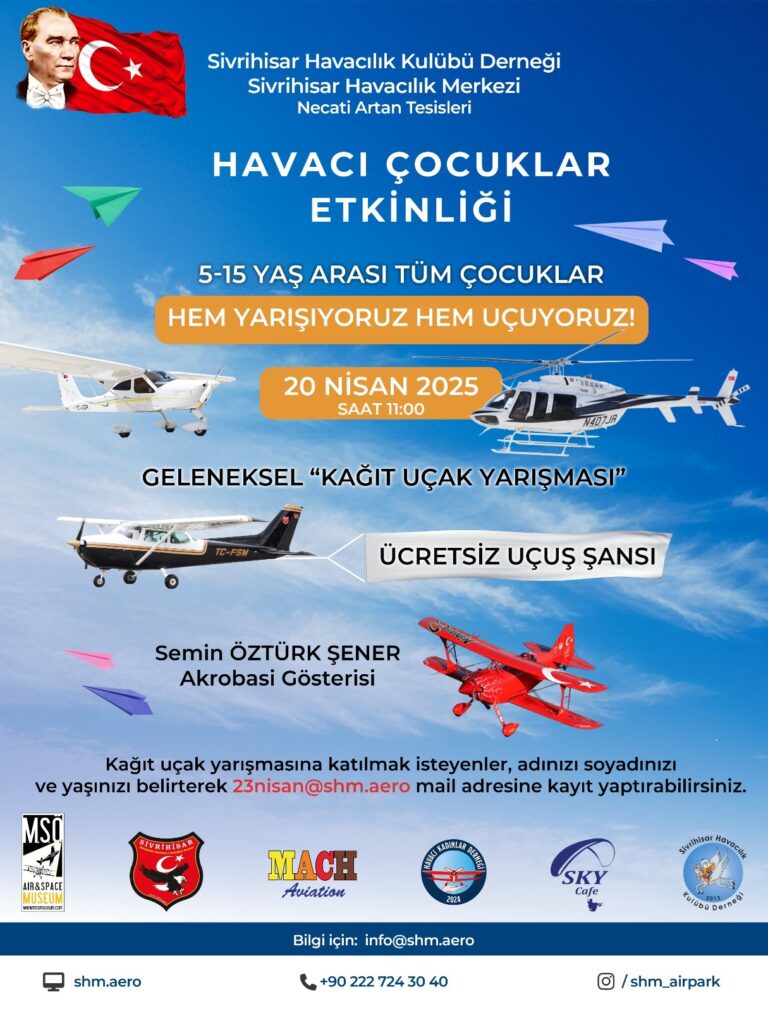Havacı Çocuklar, Hem Yarışıyor Hem Uçuyor!
