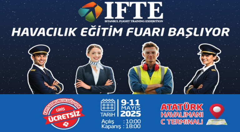 Havacılığın kalbi bu fuarda atıyor: IFTE 2025