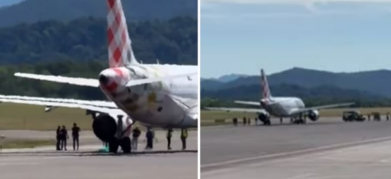 Bergamo Havalimanı’nda piste giren kişi uçak motoruna kapılarak öldü