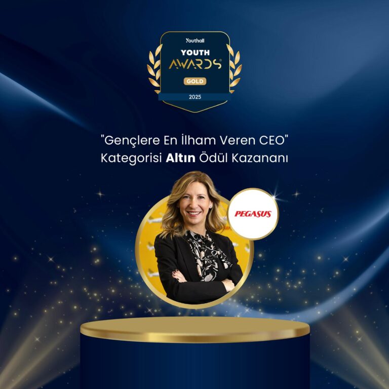Pegasus CEO’su Güliz Öztürk, ‘Gençlere En İlham Veren CEO’ seçildi