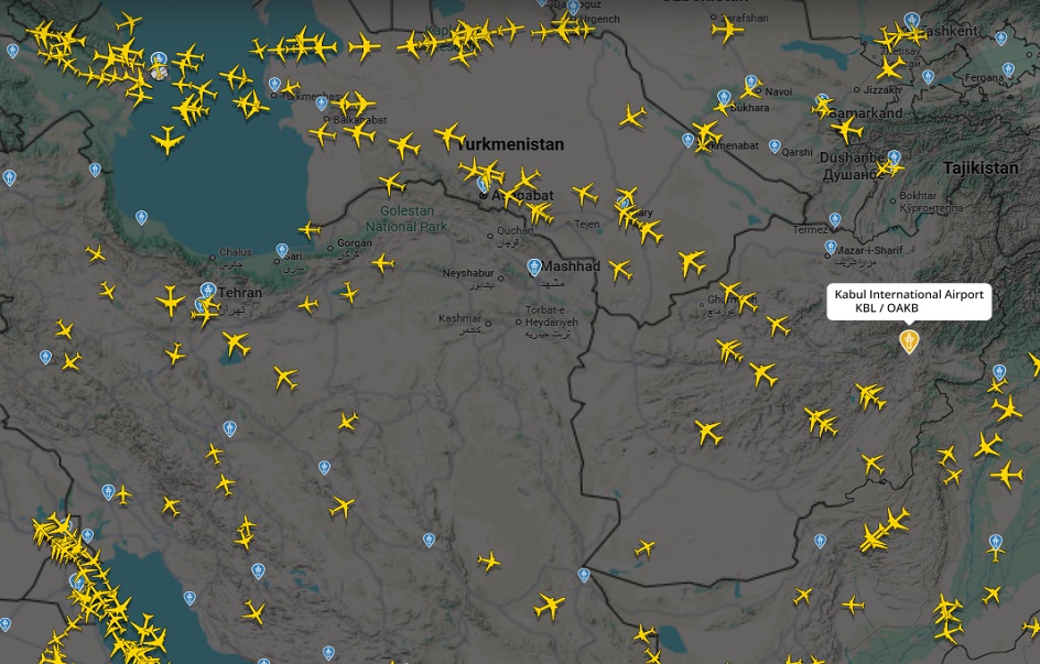 Taliban yönetimi, Afganistan hava sahası üzerinde uçan her uçaktan 700 dolar kazanıyor