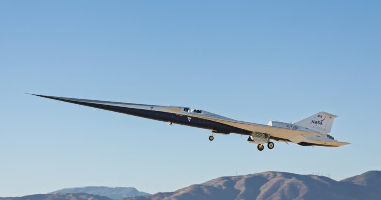 NASA’nın X-59’u İlk Uçuşunu Gerçekleştirdi