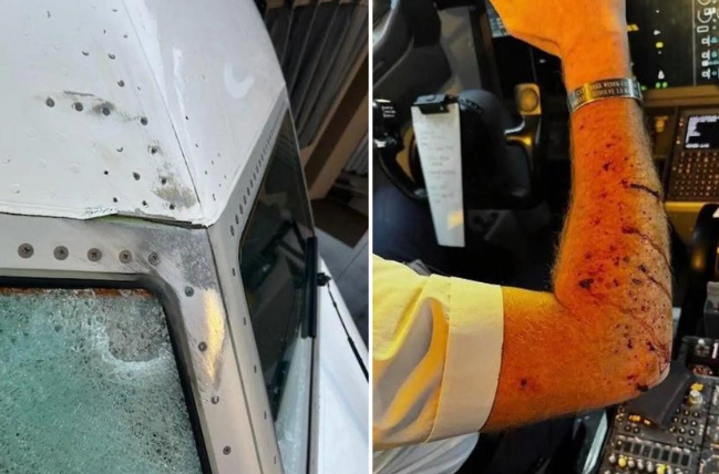 36 bin feet’te gizem: Uçağa uzay çöpü parçası mı çarptı?