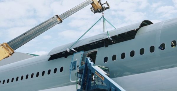 Futbol stadı Airbus A340 gövdeleriyle kaplanacak