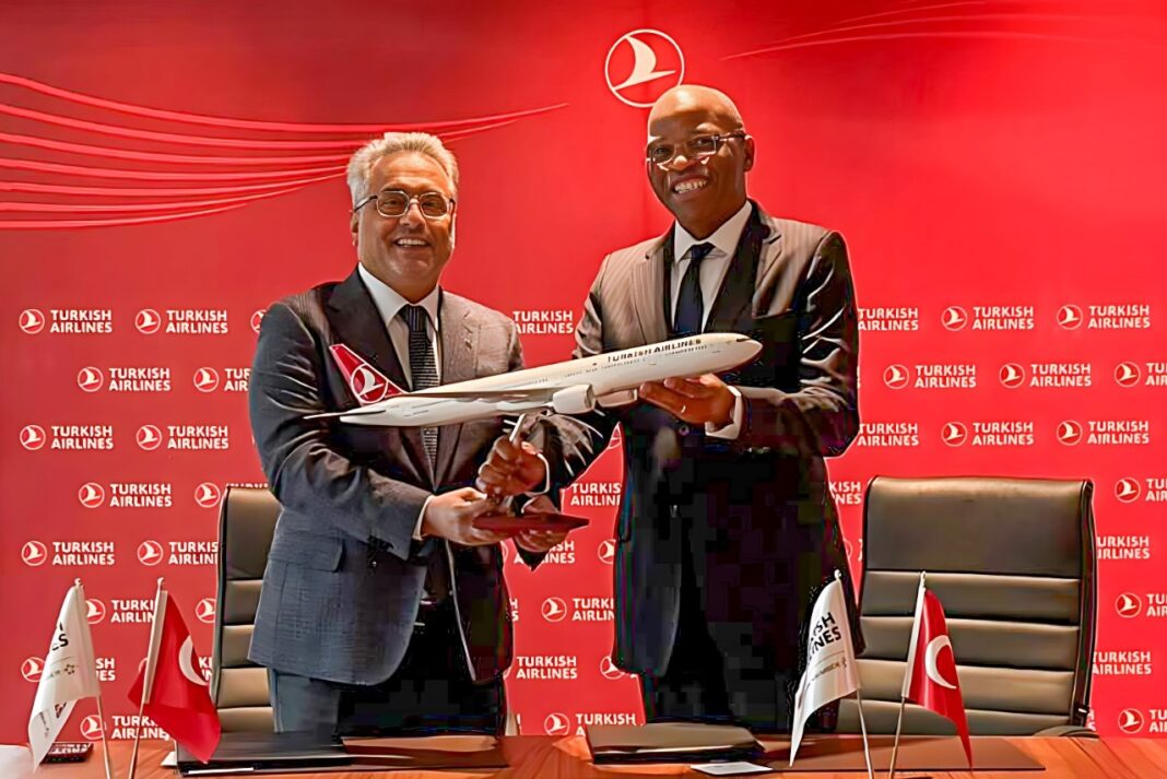 THY ile Güney Afrika Hava Yolları arasında ortak uçuş anlaşması imzalandı