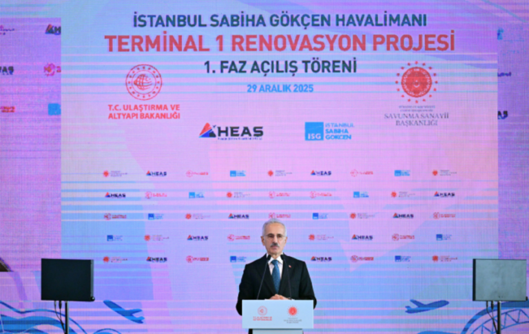 Bakan Uraloğlu: Sabiha Gökçen Havalimanı, ‘Major Havalimanları’ kategorisinde en hızlı büyüyen havalimanı