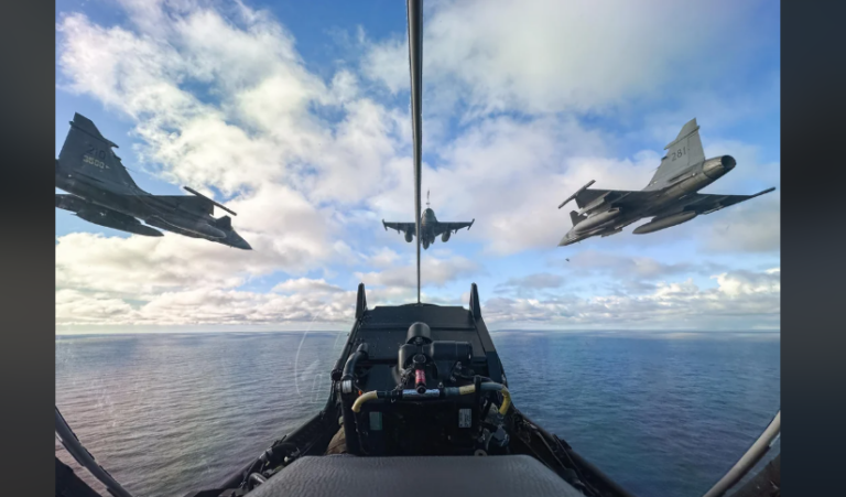 TCAS devreye girdi, B737-800 ile JAS 39 Gripen savaş uçağının çarpışması engellendi