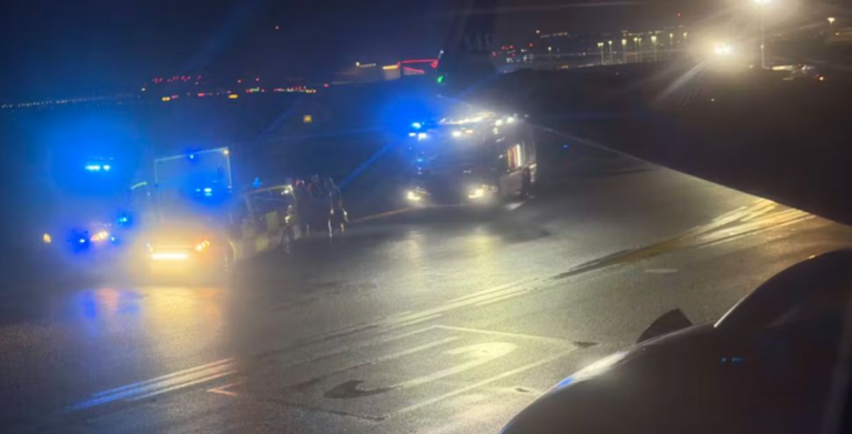 SAS A320 uçağı taksi yolundan kalkış yapmaya çok yaklaştı!