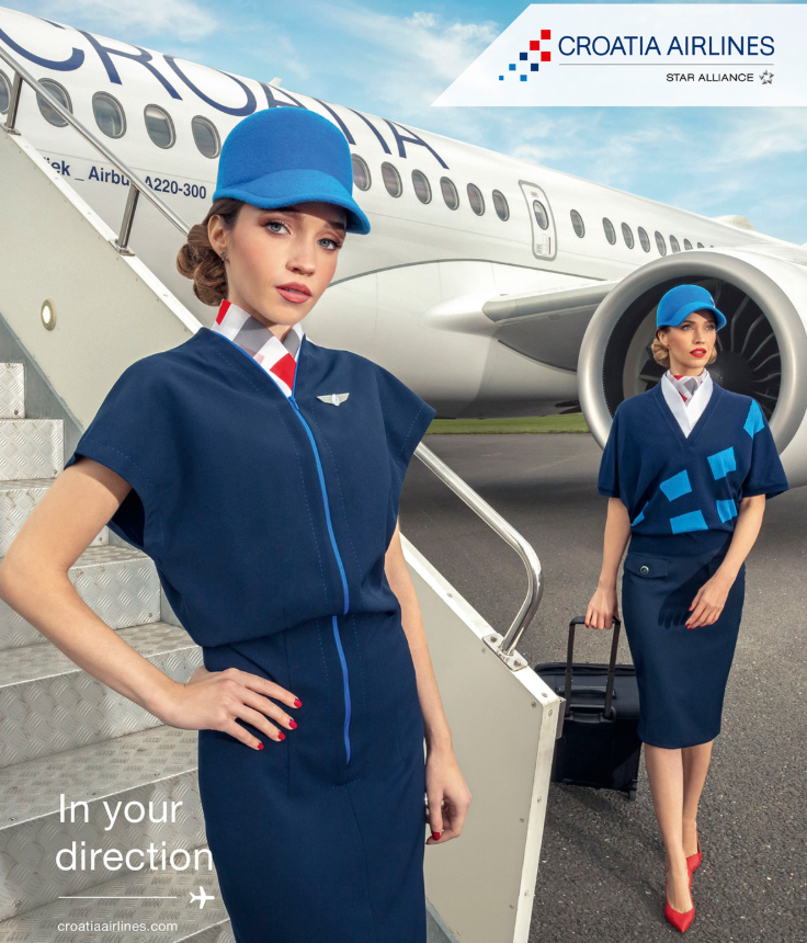 Hırvatistan Havayolları yeni kabin ekibi üniformalarını tanıttı