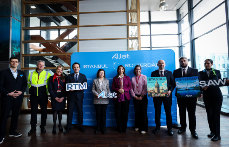 AJet’in İstanbul – Rotterdam seferleri başladı