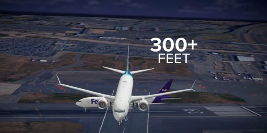 Alaska Airlines uçağı ile FedEx kargo uçağı neredeyse çarpışıyordu