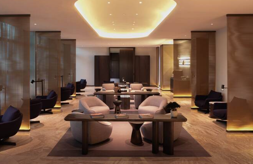 Tasarımcılar, yeni Riyad Air bekleme salonunun evden ilham aldığını söylüyor