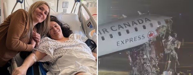 Air Canada kazasında yaralanan kabin memurunun tedavisi sürüyor