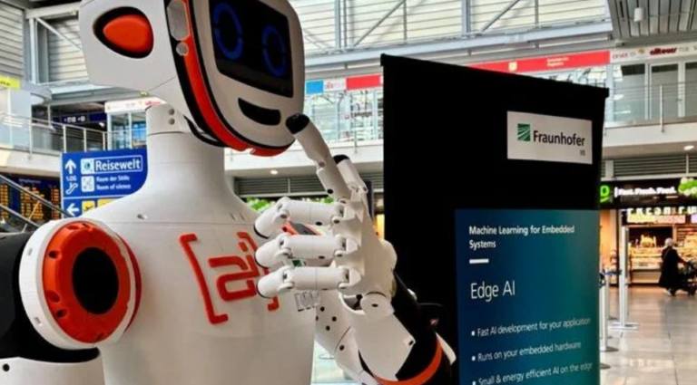 Nürnberg Havalimanı’nda yolcular için robot asistan denemeleri başladı