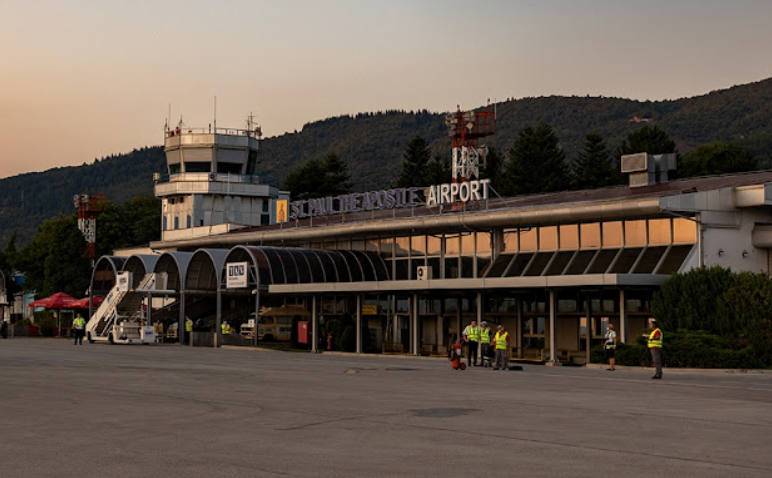 Ohrid Havalimanı yenileme çalışmaları ilerliyor