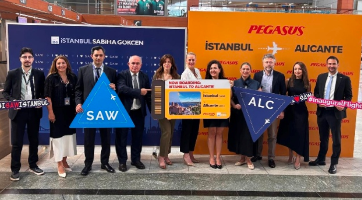 Sabiha Gökçen’in İspanya ağı Alicante ile genişliyor Sabiha Gökçen’in İspanya ağı Alicante ile genişliyor