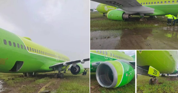 S7 Airlines’a ait B737-800 tipi yolcu uçağı pistten çıktı S7 Airlines’a ait B737-800 tipi yolcu uçağı pistten çıktı
