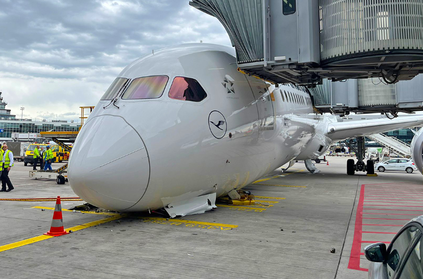 Ön Rapor: Lufthansa B787-9 uçağının iniş takımlarında kilitleme pimi eksikti Ön Rapor: Lufthansa B787-9 uçağının iniş takımlarında kilitleme pimi eksikti