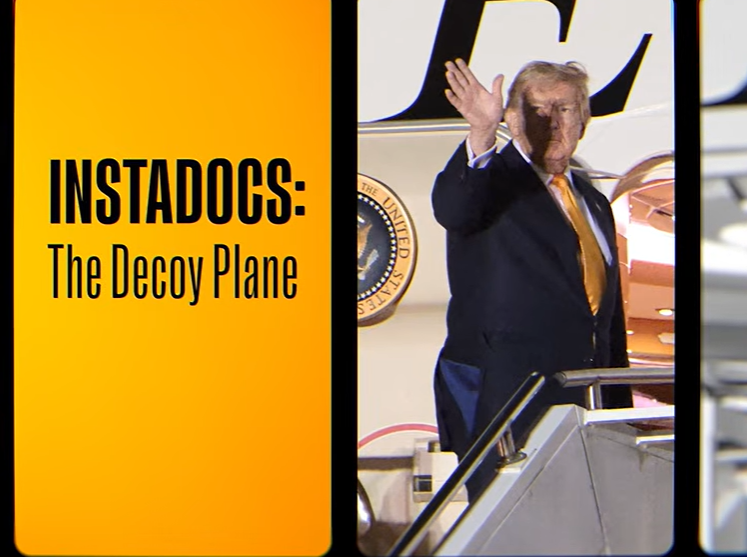 Belgesel dizi: Trump’ın Air Force One’dan gizli ayrılışı yeniden canlandırılıyor
