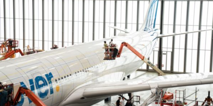 Lufthansa, Airbus A330 uçaklarında “köpekbalığı derisi” kaplamasını test ediyor