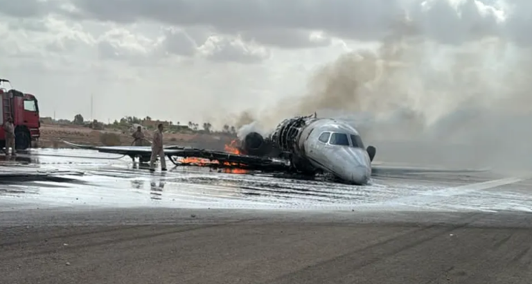 Libya’daki pistten çıkma olayının ardından medyada yer alan paylaşımlar spekülasyona yol açacak nitelikte