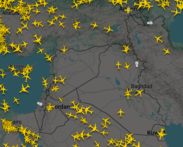 Irak, ülkenin batısındaki hava sahasını sivil havacılığa devretti
